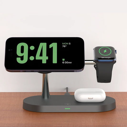 3 in 1 Magnetic Wireless Charger Stand for iPhone | Apple Watch  | Airpods